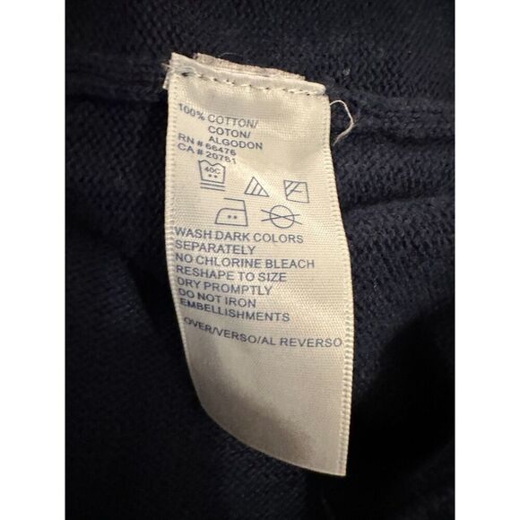 Vintage y2k Tommy Hilfiger Blue Logo Sweater Fits Size XL - Picture 6 of 6